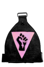 Load image into Gallery viewer, Resist Fist Queer Leather Armband Brassard