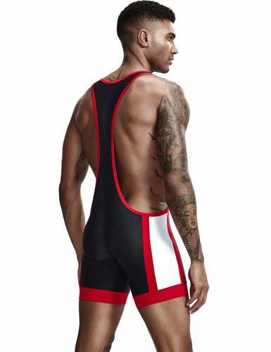 Sport Wrestling Singlet - Black