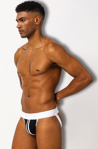 White Stripe Jock